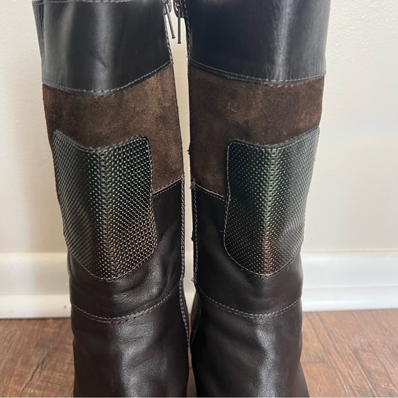 Naot Paradise Brown Suede & Leather Mid-Calf Boot, Size 8 US // 39 EU - Picture 13 of 16